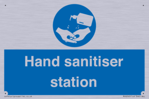 Hand sanitiser station